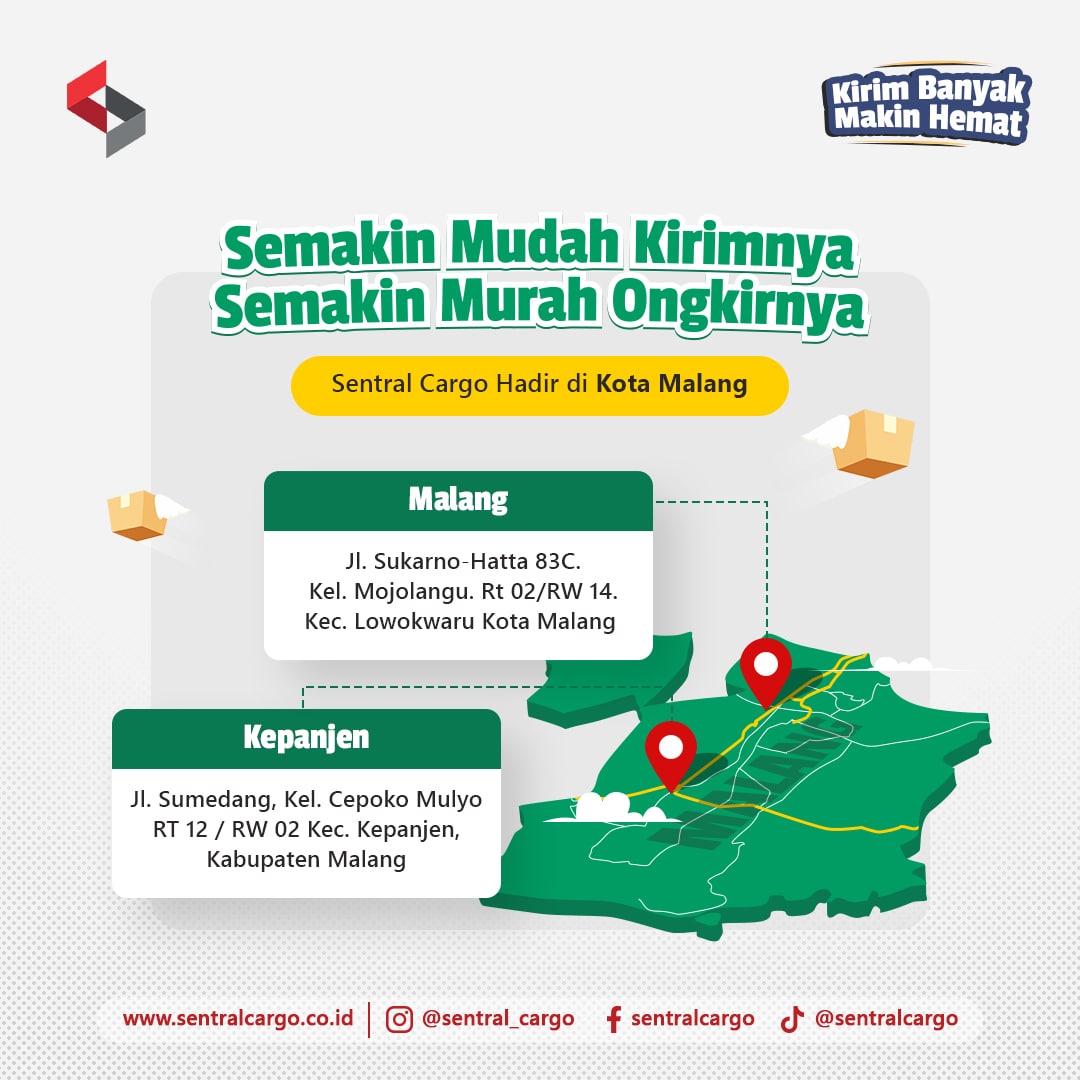 Kini Hadir Sentral Cargo di Malang Siap Melayani Perjalanan Bisnis Anda