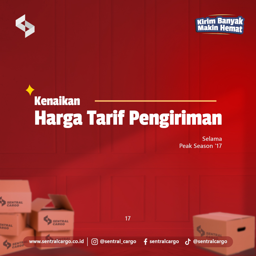 Kenaikan Harga Tarif Pengiriman